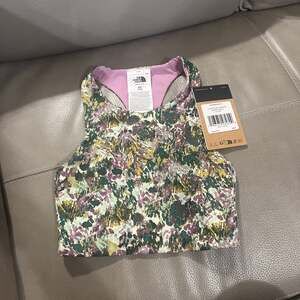 The North Face Girl's Mineral Purple Never Stop River Tanklette (S 7/8)